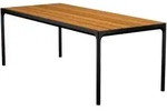Outdoor Esstisch Four - schwarzes Gestell 210 x 90 cm