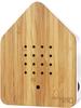 Zwitscherbox Holz Bambus/Weiß"Zwitscherbox Holz"