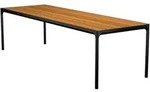 Outdoor Esstisch Four - schwarzes Gestell 270 x 90 cm