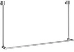 Smedbo SIDELINE - Handtuchhalter f&uuml;r glasduschwand in chrom poliert DK3101