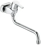 Einhand-Sp&uuml;ltisch-Wandbatterie Logo Neo 45mm verchromt Kludi