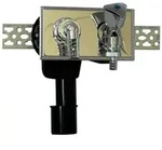 HAAS Wandeinbau-Waschger&auml;te-Siphon waagrecht mit Armaturenkombination, DN 40/50...