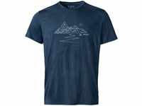 Vaude 427203965500, Vaude Tekoa Wool Short Sleeve T-shirt Blau XL Mann male,