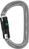 Petzl M34ABL, Petzl Am D Ball Lock Snap Hook Schwarz,Grau, Kletterausrüstung -