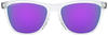 Oakley OO9013-H755, Oakley Frogskins Prizm Sunglasses Weiß,Blau Prizm Violet