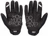 100% Brisker Schlechtwetter Handschuhe | black-grey - M