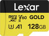 Lexar Gold MicroSDXC 128GB, UHS-II, U3, V60