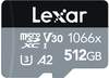 Lexar 1066x MicroSDXC 512GB, C10, U3, V30 Professional