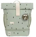 L&auml;ssig Rucksack "Happy Prints" in Gr&uuml;n - (L)23 x (B)11 x (H)32,5 cm