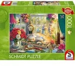 Schmidt Spiele 1.000tlg. Puzzle "Puzzlezeit mit Katze" - ab 12 Jahren