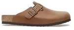 Birkenstock Leder-Clogs "Boston" in Hellbraun - 42