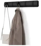 umbra Wandgarderobe ''Filip 5'' in Schwarz - (B)51 x (H)7 x (T)3 cm
