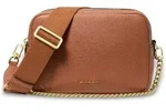 Michael Kors Leder-Umh&auml;ngetasche in Hellbraun - (B)19 x (H)12 x (T)8 cm