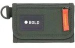 L&auml;ssig Geldbeutel "Bold" in Oliv - (L)12,2 x (B)8,5 cm