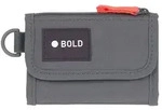 L&auml;ssig Geldbeutel "Bold" in Anthrazit - (L)12,2 x (B)8,5 cm