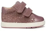 Geox Leder-Sneakers "Biglia" in Lila - 25