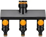 Fiskars 3-Wege-Ventil "Comfort 3" in Schwarz