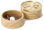 umbra Aufbewahrungsbox ''Tesora'' in Beige - (H)13 x &Oslash; 12 cm