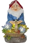 Best Season LED-Solar-Dekofigur "Gnomy" in Bunt - (B)14 x (H)22 cm