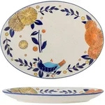 Bloomingville Servierplatte "Lynna" in Wei&szlig; - (L)34 x (B)25 cm