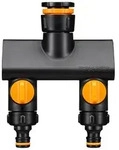 Fiskars 2-Wege-Ventil "Comfort" in Schwarz