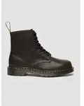 Dr. Martens Leder-Boots "1460 Pascal" in Dunkelgr&uuml;n - 38