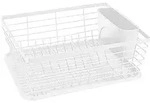 Wenko Abtropfgestell in Wei&szlig; - (B)36 x (H)15 x (T)30 cm
