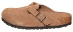 Birkenstock Leder-Clogs "Boston" in Hellbraun - 38