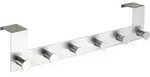 Wenko T&uuml;rgarderobe in Silber - (B)39 x (H)11 cm