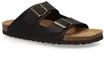 Camel Active Leder-Pantoletten "Bio" in Braun - 44