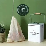 COOK CONCEPT Kompostbeh&auml;lter in Wei&szlig; - 5 l