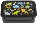 a little lovely company Lunchbox "Galaxy" in Schwarz - (B)22 x (H)7 x (T)14,5 cm