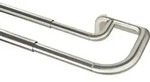 umbra Doppelgardinenstange ''Twilight'' in Nickel - (L)365 cm