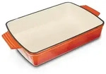 GSW Auflaufform ''Shadow'' in Orange- (L)39 x (B)23 cm