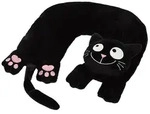 moses. Kirschkernkissen "The Cat" in Schwarz - (L)31 x (B)29 cm