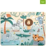 small foot 7tlg. Setzpuzzle "Tierlaute Safari" - ab 12 Monaten