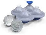 Winkee Eisw&uuml;rfelform ''Erde und Mond'' in Blau - (L)15 x (B)15 cm