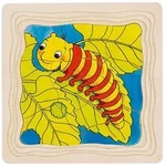Goki Schichtenpuzzle "Die Raupe" - ab 3 Jahren