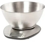 mesko Edelstahl-K&uuml;chenwaage - (B)21,5 x (H)11 x (T)22 cm