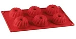 Dr. Oetker Mini-Gugelhupfform "Flexxibel" in Rot - (L)30 x (B)17,5 cm