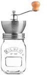 Kilner Kaffeem&uuml;hle mit Glas in Silber - (H)21,5 cm