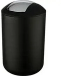 Wenko Schwingdeckeleimer "Brasil" in Schwarz - 6,5 l