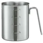 R&ouml;sle Messbecher in Silber - 500 ml