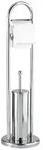 Wenko Stand WC-Garnitur "Vasto" in Chrom - (H)81 cm