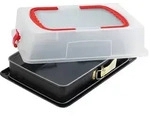 Dr. Oetker Springform "Back Idee" in Anthrazit - (L)38 x (B)25 cm