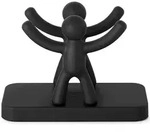 umbra Serviettenhalter "Buddy" in Schwarz - (B)15 x (H)11 x (T)8 cm