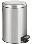 Wenko M&uuml;lleimer in Silber - 12 l