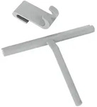 Wenko Duschabzieher ''Mola'' in Grau - (B)21 x (H)24,5 x (T)4 cm