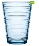 Moomin 2er-Set: Gl&auml;ser "Aino Aalto" in Hellblau - 330 ml