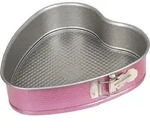 Zenker Herzspringform "creative studio" in Rosa - (B)24 x (T)28 cm